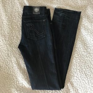 Rock & Republic Straight Leg 60% Cotton Jeans